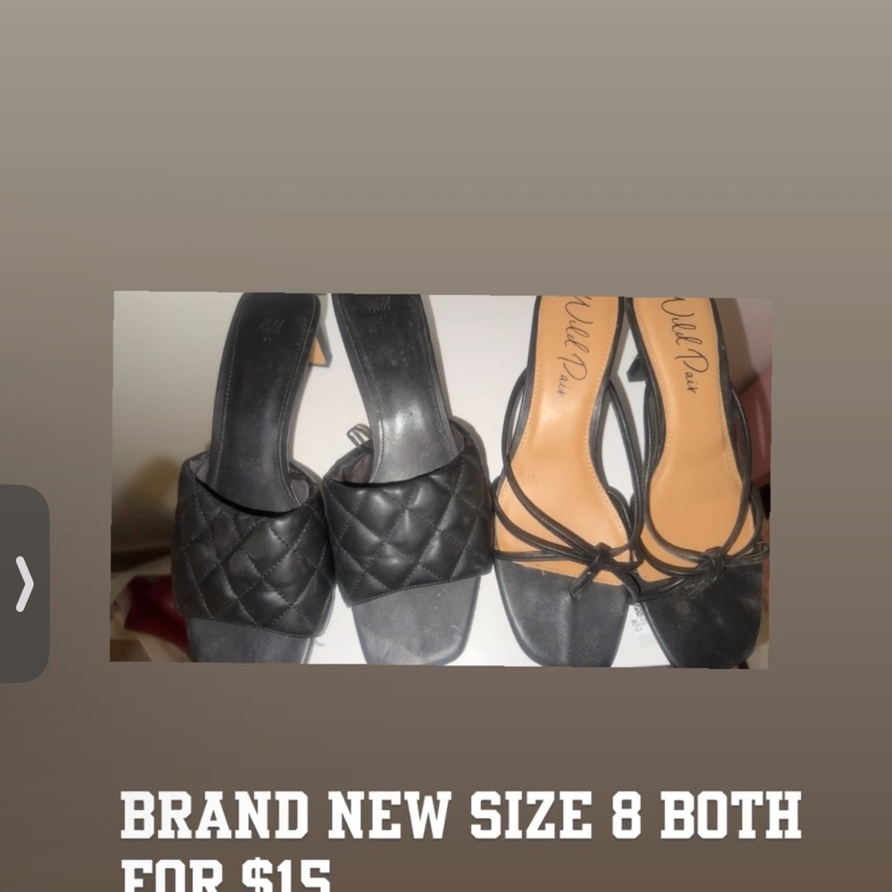 H&M Black Quilted Mules for Everyday Elegance